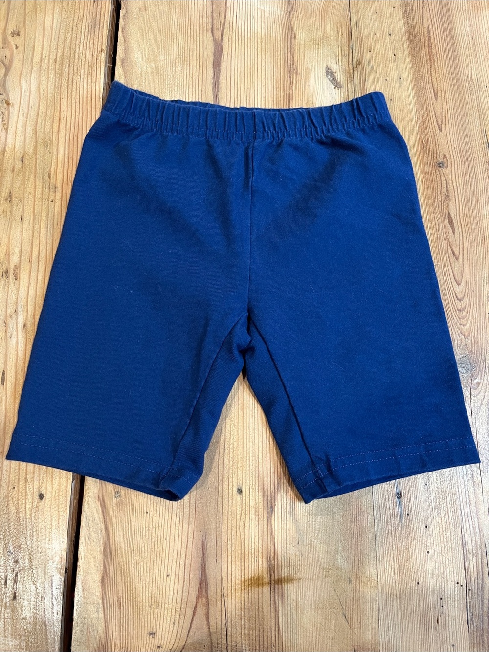 HANNA ANDERSSON 110 Navy Blue Cotton Stretch Bike Shorts Shortie